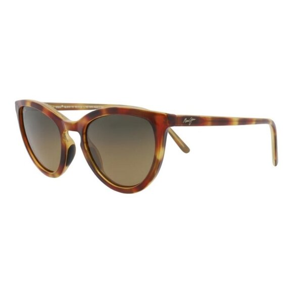 Maui Jim Womens Cat Eye Tortoise Tortoise Bronze Fashion Designer Eyewear - Picture 1 of 4